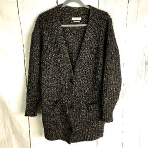 Isabel Marant Hamilton Marled Oversized Cardigan Sweater